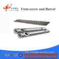 Barisan Pengeluaran Tiub Extruder Plastik Twin Screw Barrel